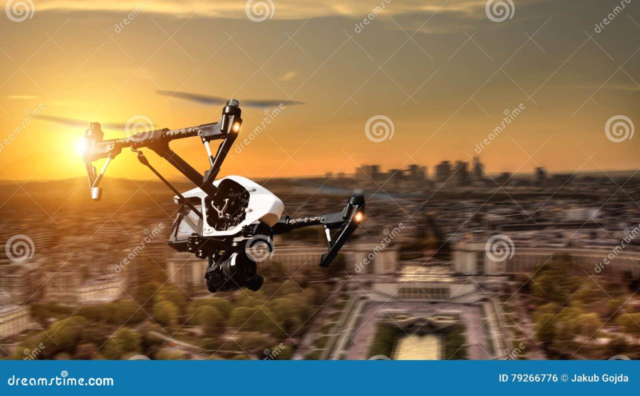 Drone in paris